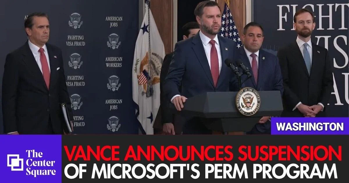 Trump administration suspends Microsoft from visa program over fraud concerns
